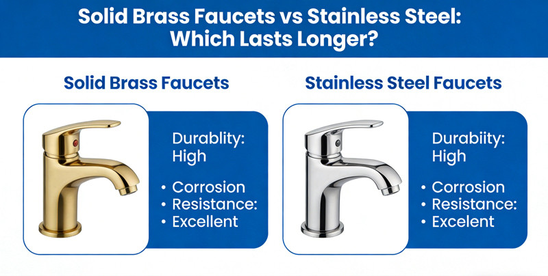 Solid Brass Faucets vs Stainless Steel: Which Lasts Longer?