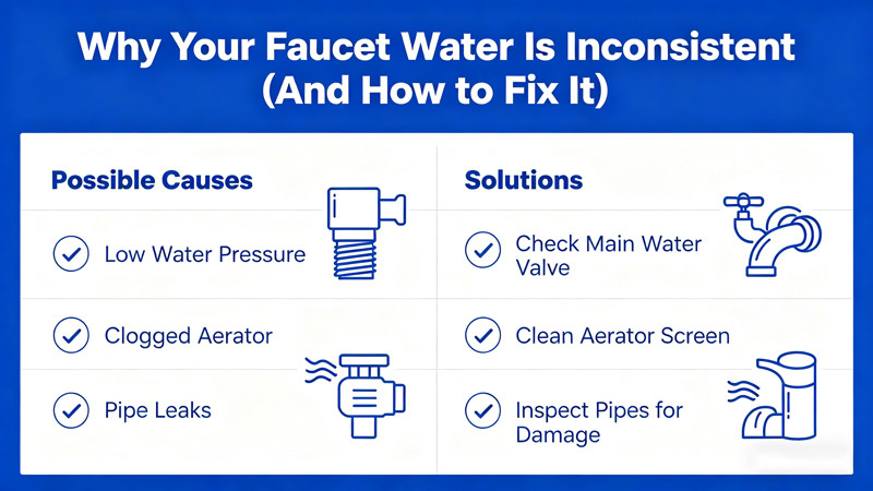 Why Your Faucet Water Is Inconsistent (And How to Fix It)