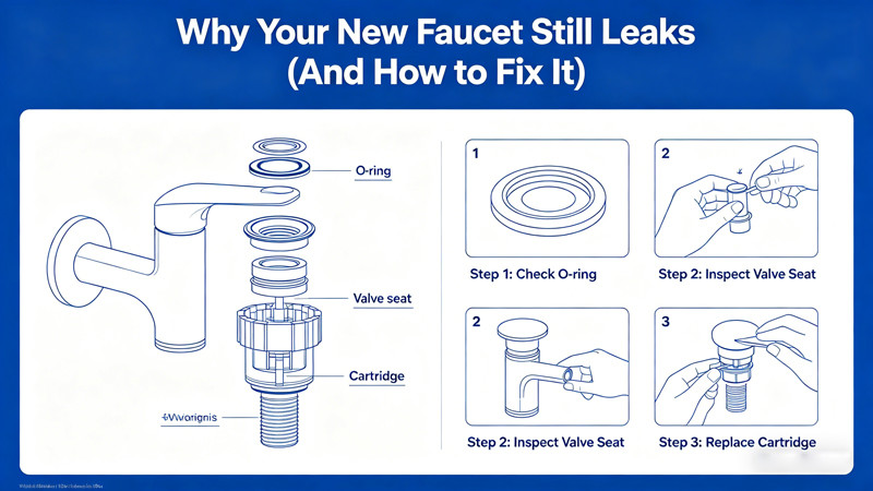 Why Your New Faucet Still Leaks (And How to Fix It)