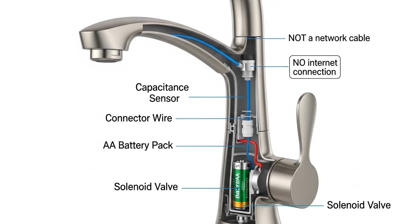 Does a Delta Touch Faucet Ethernet Connection Actually Exist — or Do You Need It to Wire One In? 2 delta touch faucet ethernet