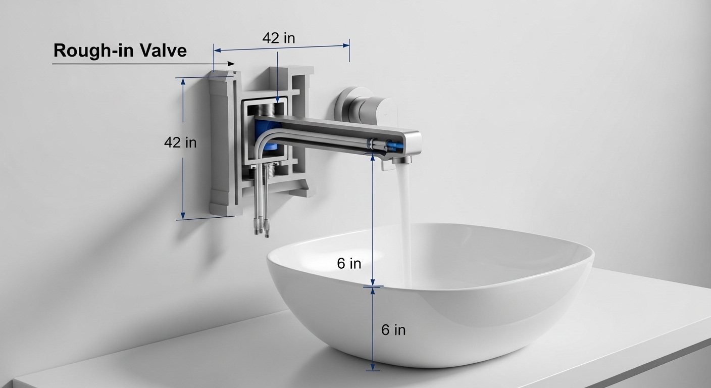 What Is the Right Wall Mounted Faucet Elevation, and How High Should You Set It Above the Sink? What Is the Right Wall Mounted Faucet Elevation, and How High Should You Set It Above the Sink?